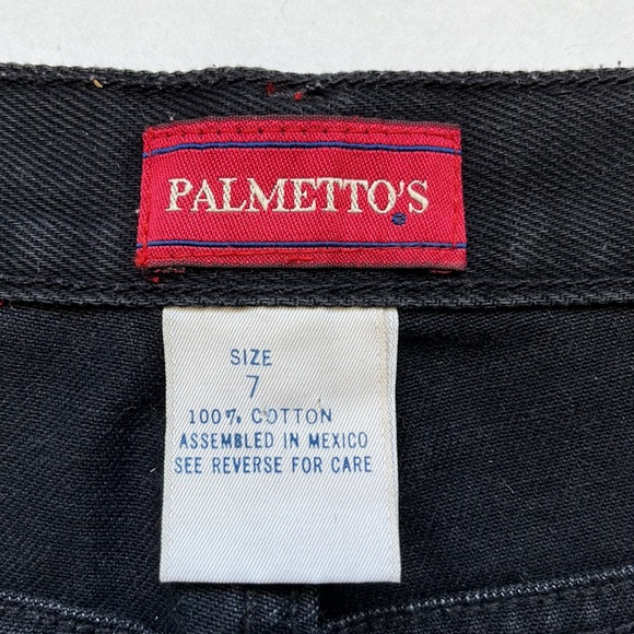 Vintage Palmetto’s Black Denim Skirt - Picture 5 of 7